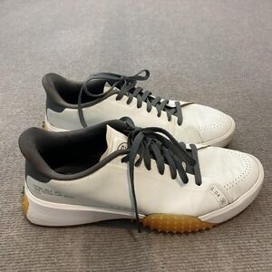 G/FORE G.112 Golf Shoes Mens 10.5 White Gray Spikeless Turf Rated G4MF23EF104
